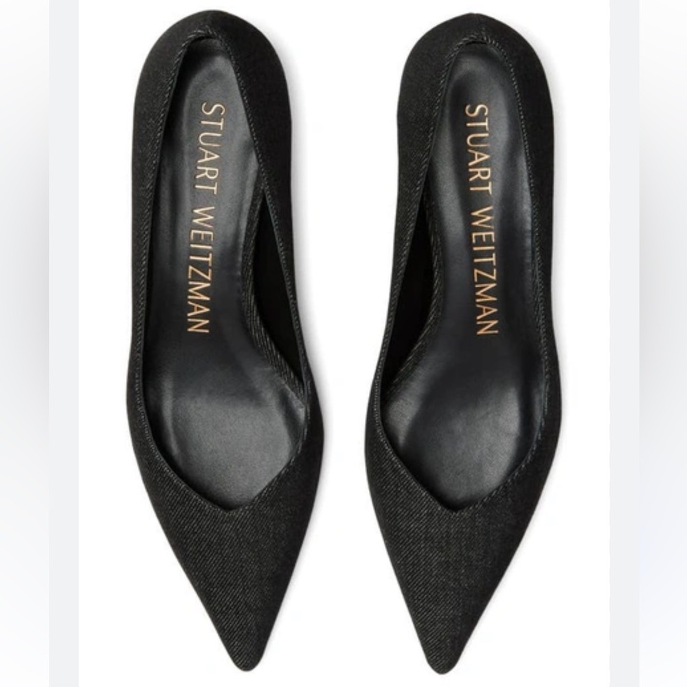 Stuart Weitzman Black Heels Elegant Design